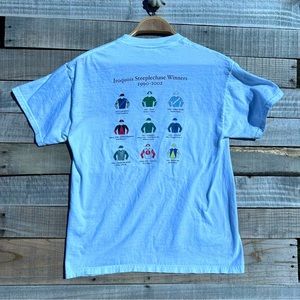 Men’s vintage Y2K 2003 Iroquois Steeplechase short sleeve tee shirt Size M